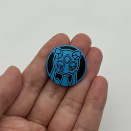 In hand, from Pokémon Coin Fan, full size