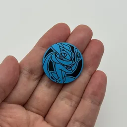 In hand, from Pokémon Coin Fan, full size