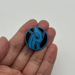 In hand, from Pokémon Coin Fan, full size