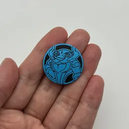 In hand, from Pokémon Coin Fan, full size