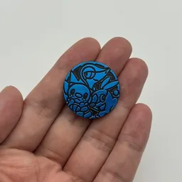 In hand, from Pokémon Coin Fan, full size