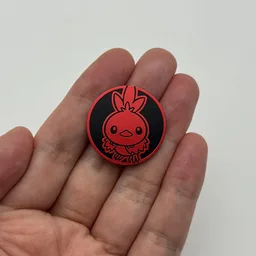 In hand, from Pokémon Coin Fan, full size