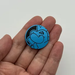 In hand, from Pokémon Coin Fan, full size