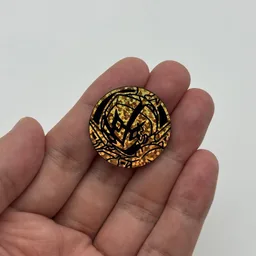 In hand, from Pokémon Coin Fan, full size