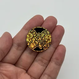 In hand, from Pokémon Coin Fan, full size