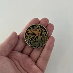 In hand, from Pokémon Coin Fan, full size