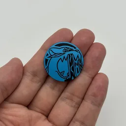 In hand, from Pokémon Coin Fan, full size