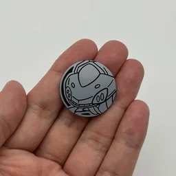 In hand, from Pokémon Coin Fan, full size