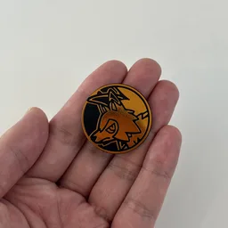 In hand, from Pokémon Coin Fan, full size