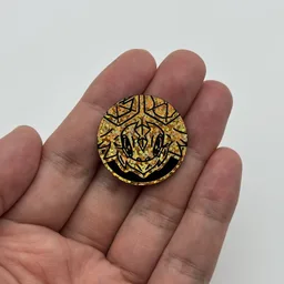 In hand, from Pokémon Coin Fan, full size