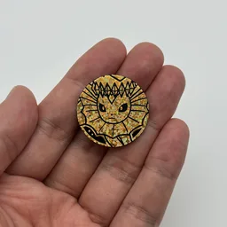 In hand, from Pokémon Coin Fan, full size
