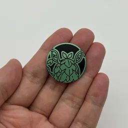 In hand, from Pokémon Coin Fan, full size