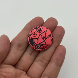 In hand, from Pokémon Coin Fan, full size