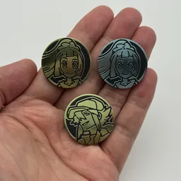 In hand, from Pokémon Coin Fan, full size