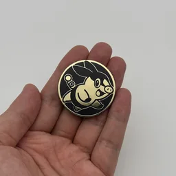 In hand, from Pokémon Coin Fan, full size